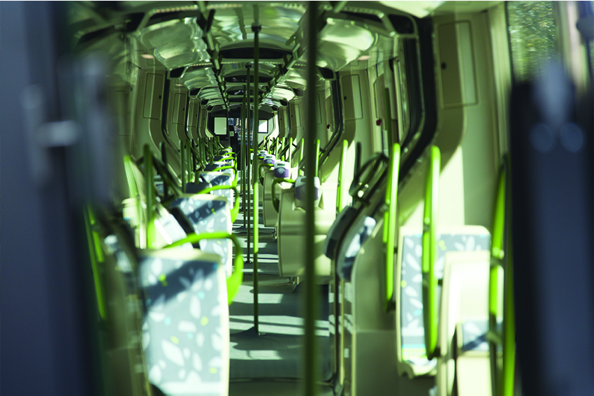 Le tramway T6, entre Châtillon et Viroflay