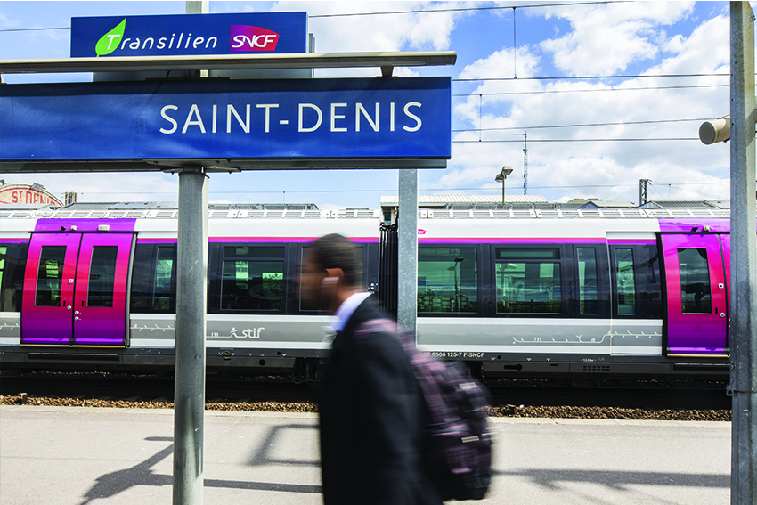 Le Francilien en gare de Saint-Denis