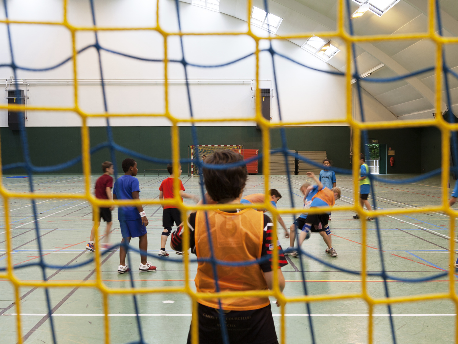 Séance d’entraînement au club de handball de Maisons-Alfort (94)